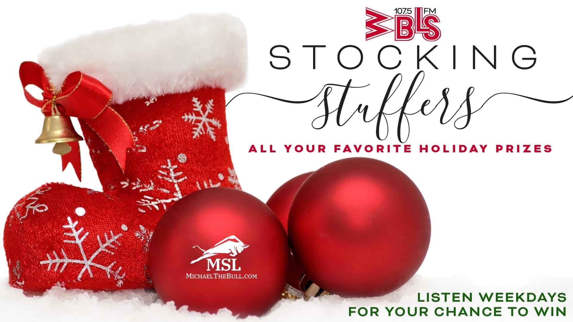 Get In The Holiday Spirit w/ WBLS Stocking Stuffers!